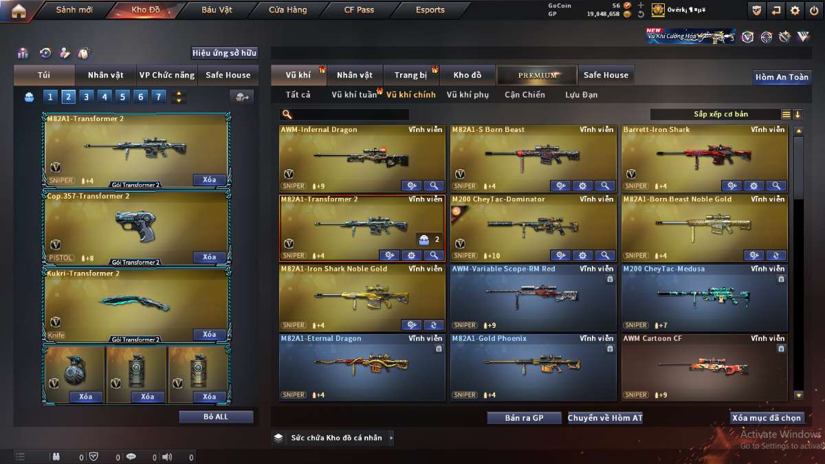 shop acc cf uy tin gia re